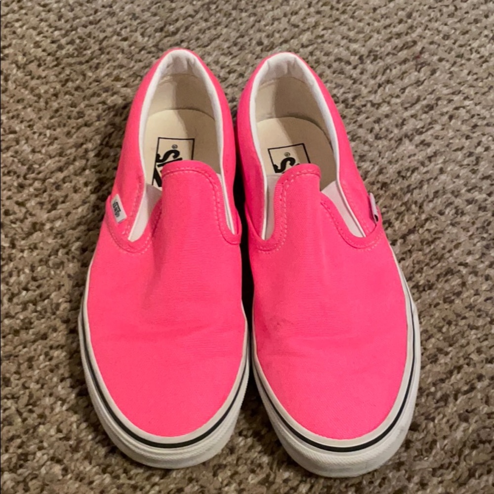 Used Neon Pink Vans